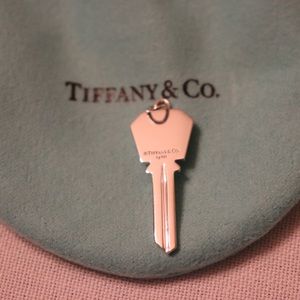 Tiffany and co modern keys hexagon key pendant